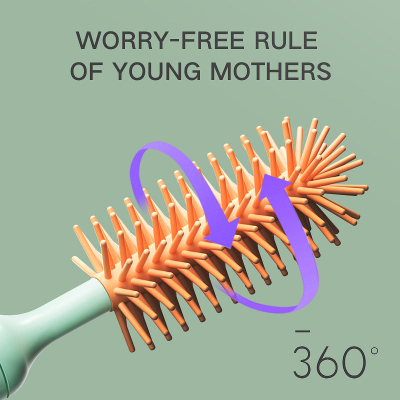 Electric bottle cleaning brush