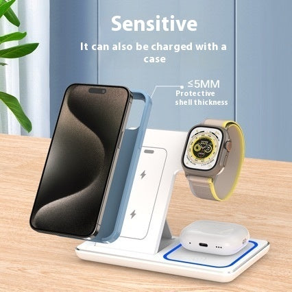 3-in-1 Wireless fast charging station