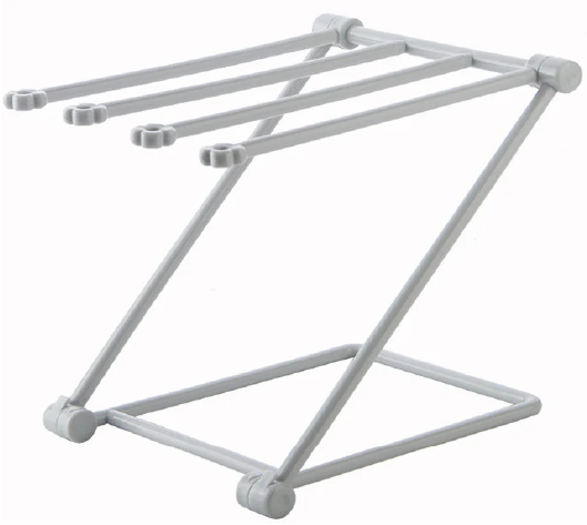 Foldable dishcloth shelf