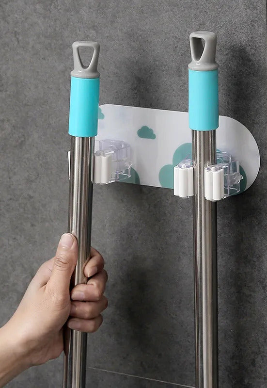 Wall Rack for Brooms, Mops & More